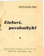 Vilniui vaduoti sąjungos brošiūra "Lietuvi, perskaityk!"