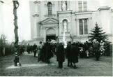 1949 m. žuvusių Tautvydo tėvūnijos partizanų palaikų perlaidojimo procesija Joniškio mieste