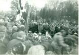 1949 m. žuvusių Tautvydo tėvūnijos partizanų palaikų perlaidojimo ceremonija Joniškio miesto kapinėse