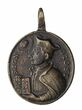 Religinis medaliukas su šventųjų Ignaco Lojolos ir Pranciškaus Ksavero atvaizdais