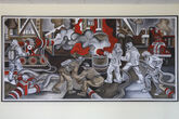 Nijolės Vilutytės ir Romo Dalinkevičiaus penkių dalių tapybos ciklas “Iš ugniagesių istorijos”
