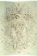 Nijolės Vilutytės freska-sgrafitas “Kryžiaus kelias XII stotis.Viešpats Jėzus miršta ant kryžiaus”