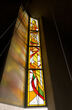 Nerijaus Baublio vitražai "Kryžkalnio koplyčia II"