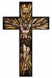 Nerijaus Baublio vitražas "Panevėžio Kryžius"