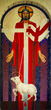 Sauliaus Čižiko mozaika "Eucharistija I"