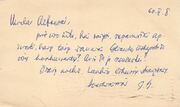 Laiškas Alfonsui Nykai-Niliūnui