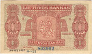 Banknotas. Lietuva. 1 litas. 1922 11 16 laida
