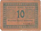 Banknotas. Lenkija. Vilniaus bankai. 5 markės. 1920 01 31