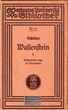 Knyga. Wallenstein I d. [vokiečių k.: Valenšteinas, I d.]