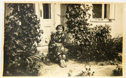 Iš Pranciškaus Mikutaičio archyvo. Jaunos moters nuotrauka "Atminimui Antoselei - Rūta", 1936 m., Jurbarkas