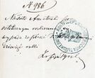 Sofijos Tiškevičienės raštelis Nr. 986 dėl apmokėjimo Vladislovui Tiškevičiui už mėgėjišką teatrą