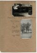 Archyvinės bylos Nr. 41, lapas 206-207. Ušnėnų kaimo aplanko viršelis ir fotografijos
