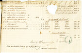 Algalapis Nr. 1175, parengtas grafo Juozapo Tiškevičiaus valdų medininko Grinevičiaus Palangos lentpjūvės darbininkų darbo užmokesčiui apskaičiuoti
