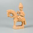 Medžio drožinys -  skulptūrėlė „Raitelis ant žirgo“